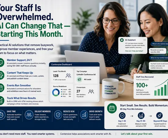 image for post Your Staff Is Overwhelmed. Contensive and AI Can Help Change That